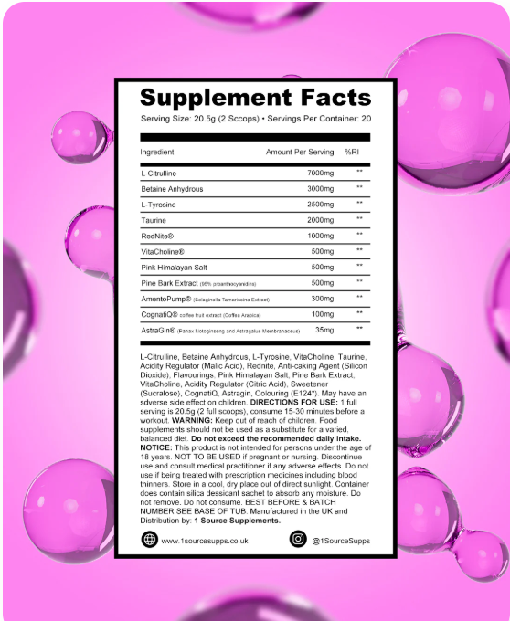Pumped1 - Pump Formula