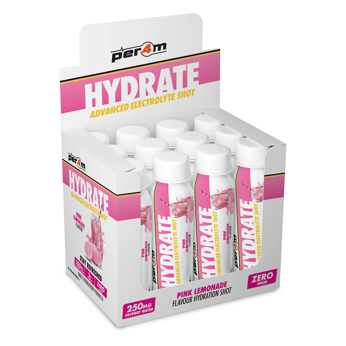 Per4m Hydrate Shots Pink Lemonade