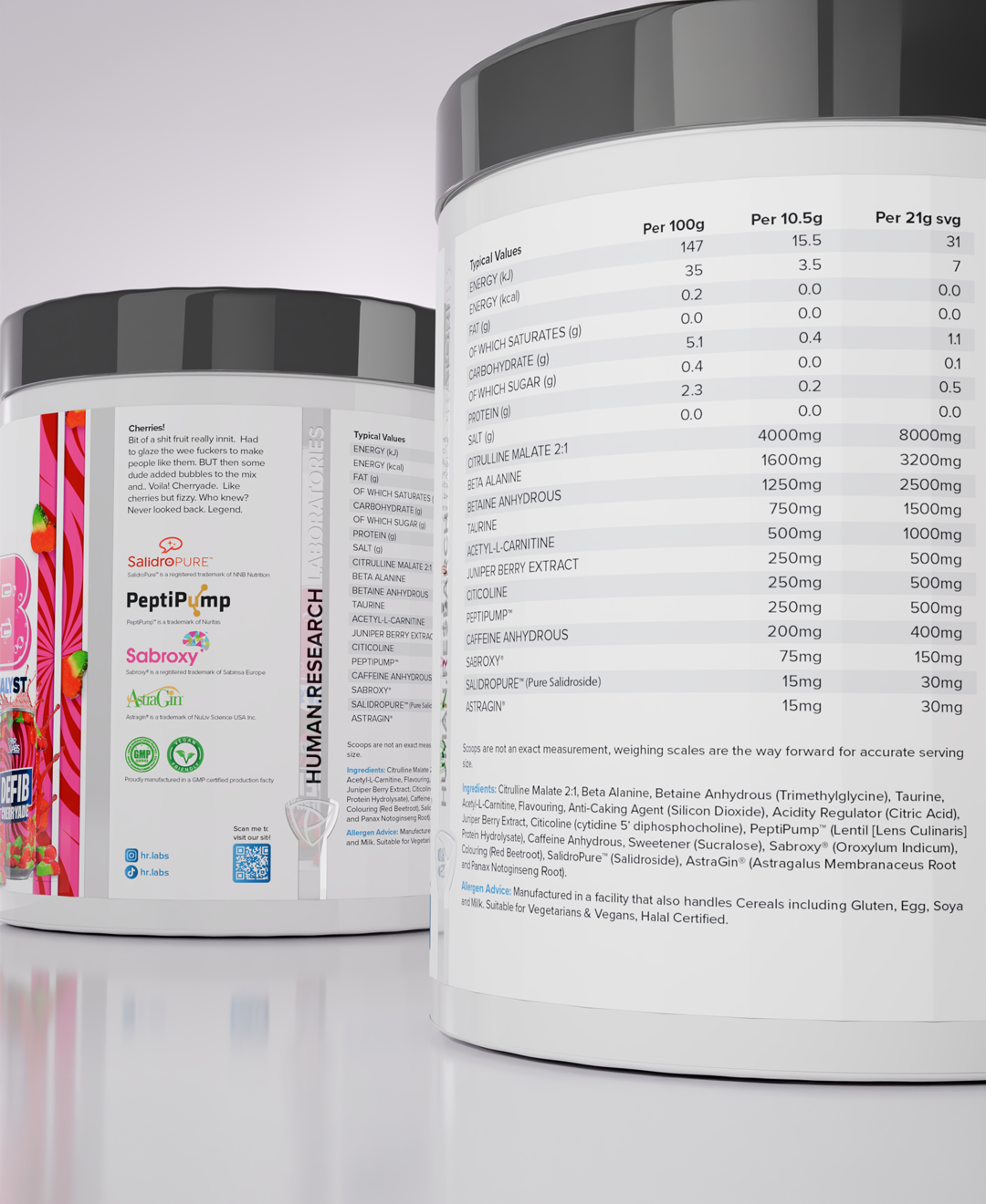 HR Labs DEFIB™ Pre 420g Special Offer