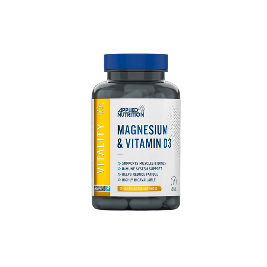 Applied Nutrition Magnesium & Vitamin D3 Capsules