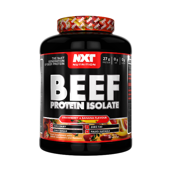 NXT Nutrition Beef Protein Isolate 1.8kg + Free Gift