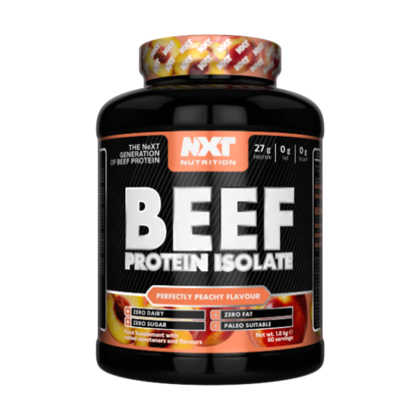 NXT Nutrition Beef Protein Isolate 1.8kg + Free Gift