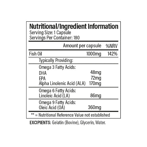 TrainedByJP Omega 3-6-9