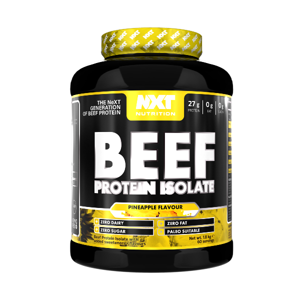 NXT Nutrition Beef Protein Isolate 1.8kg + Free Gift