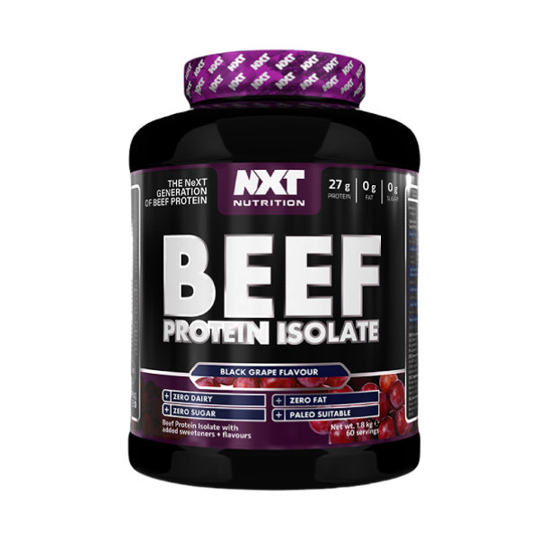 NXT Nutrition Beef Protein Isolate 1.8kg + Free Gift