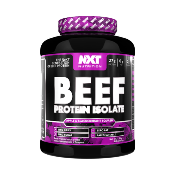 NXT Nutrition Beef Protein Isolate 1.8kg + Free Gift