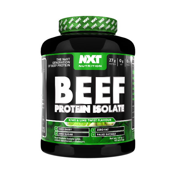NXT Nutrition Beef Protein Isolate 1.8kg + Free Gift