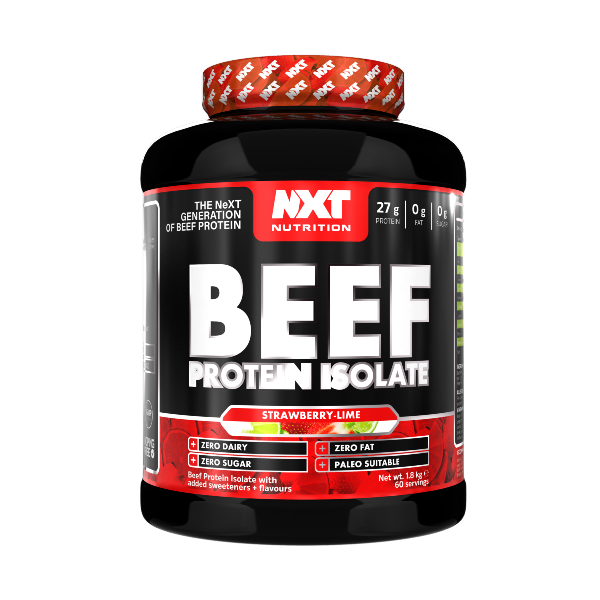 NXT Nutrition Beef Protein Isolate 1.8kg + Free Gift