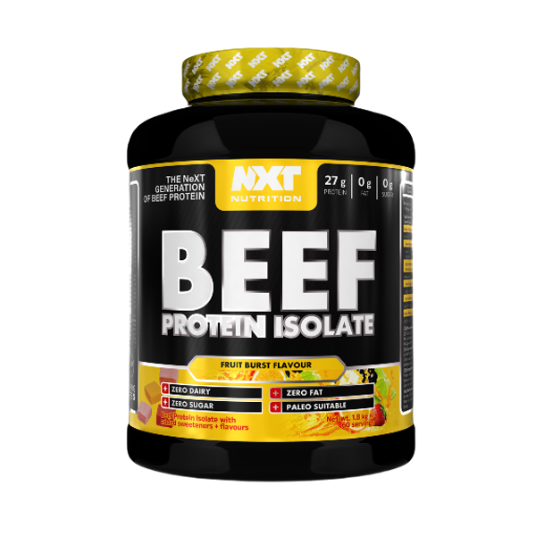 NXT Nutrition Beef Protein Isolate 1.8kg + Free Gift