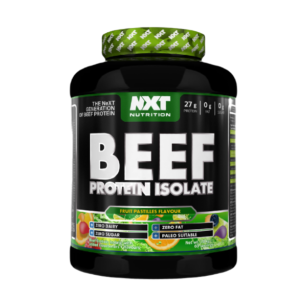 NXT Nutrition Beef Protein Isolate 1.8kg + Free Gift