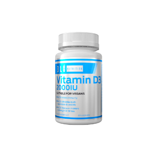 Shop Quality Vitamins and Minerals - Blu Nutrition Vitamin D3 (vegan friendly) 2000iu - 60 caps