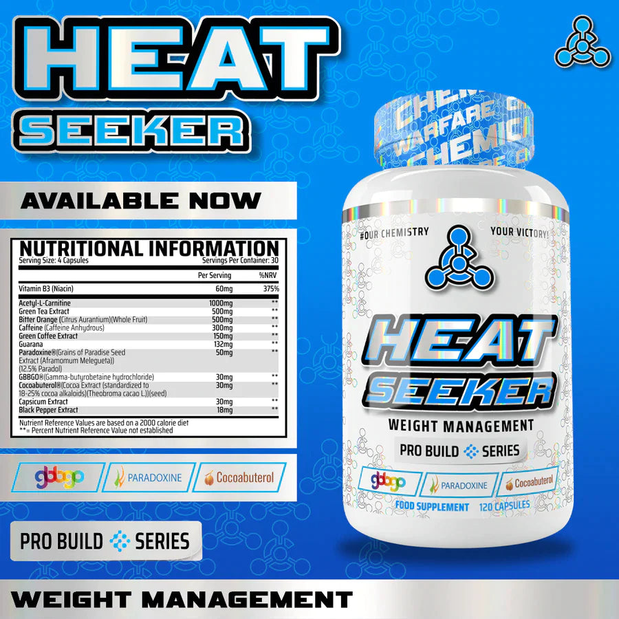Chemical Warfare Heat Seeker - Weight Management 120 capsules