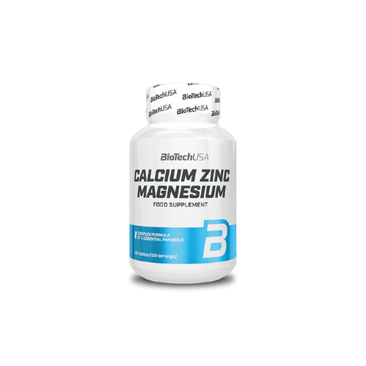 Biotech USA Calcium Zinc Magnesium 100 Tabs