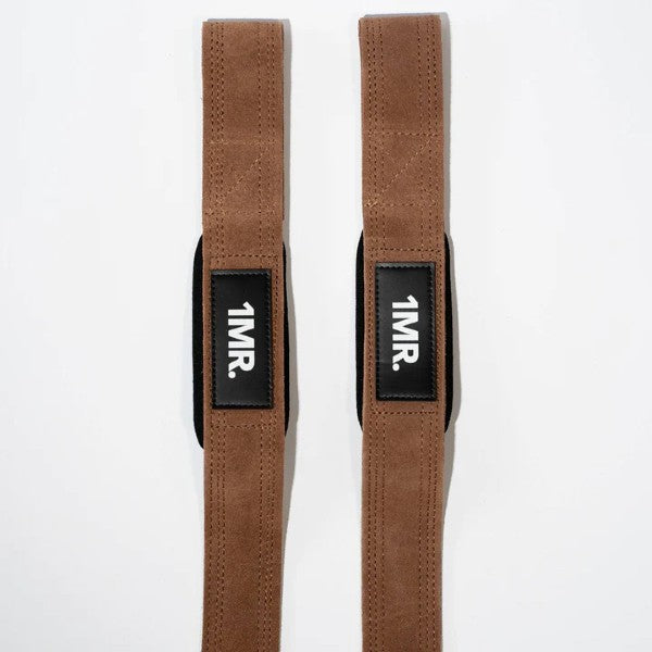 1MR 'OG Brown Leather' Lifting Straps